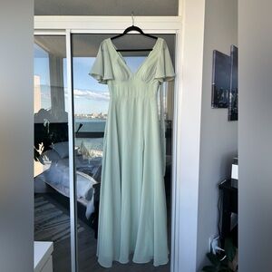 Gorgeous sage green dress